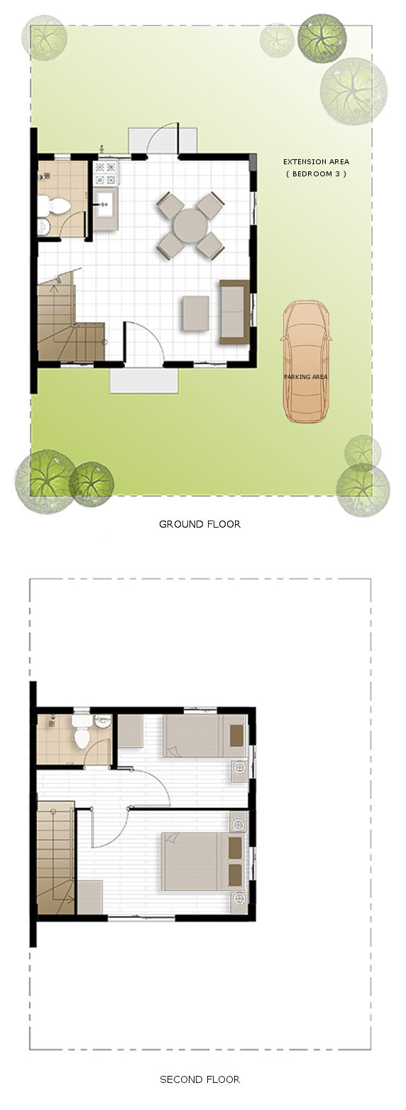 Bella Floor Plan House and Lot in Legazpi
