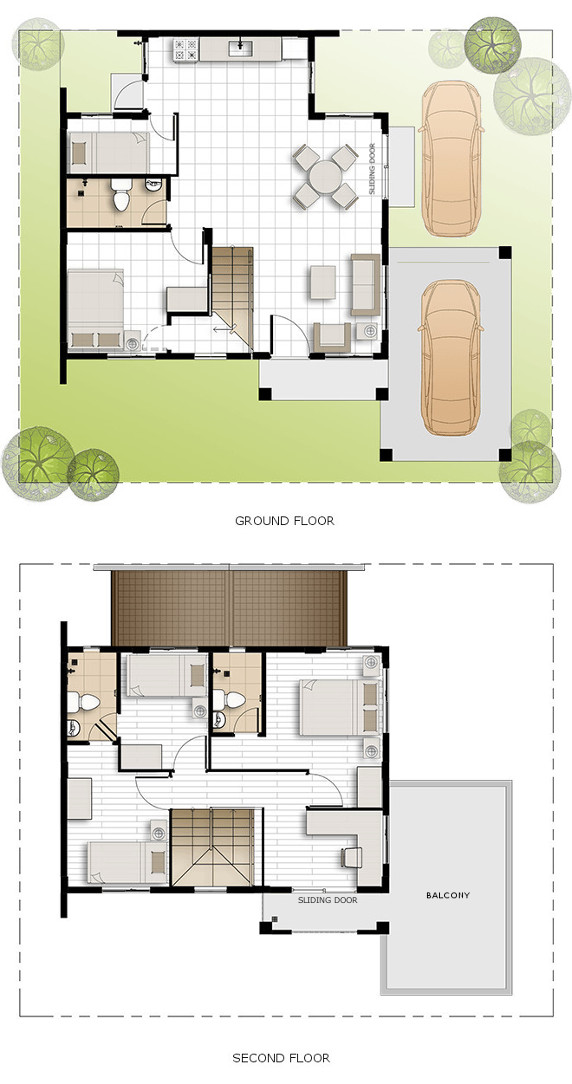 Freya Floor Plan House and Lot in Legazpi