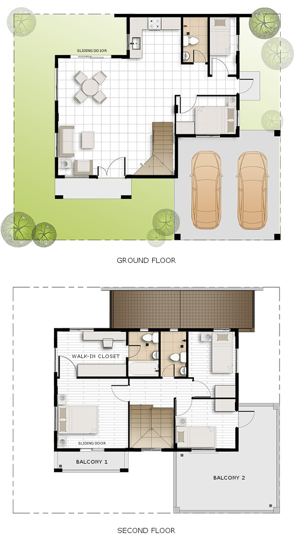 Greta Floor Plan House and Lot in Legazpi
